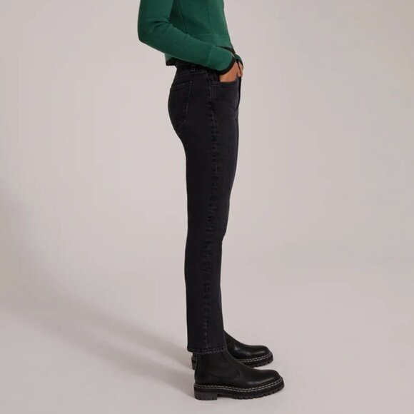 New! Favorite Daughter The Erin High Rise Slim Straight Jeans - Picture 2 of 8